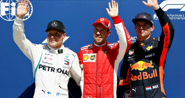 Formule 1: Vettel détrône Hamilton de la pôle à Montréal