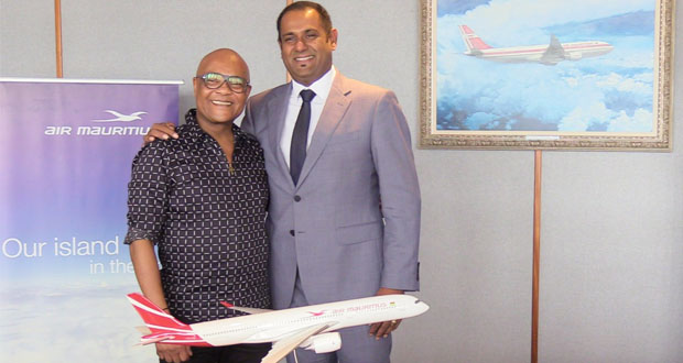 Air Mauritius s’offre les services de Mario Ramsamy pour sa musique générique 