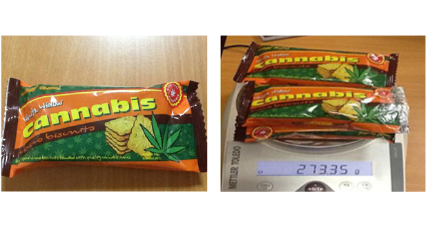 À l’aéroport: des biscuits fourrés au… cannabis saisis