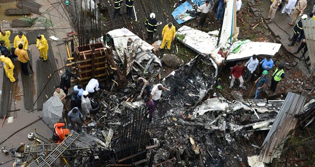 Inde: cinq morts dans le crash d'un petit avion à Bombay
