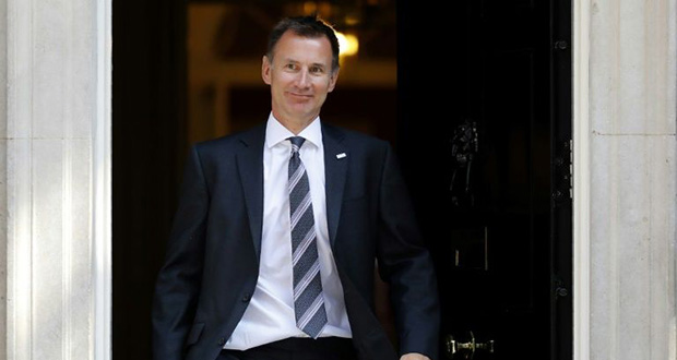 GB: Jeremy Hunt nommé ministre des Affaires étrangères en remplacement de Boris Johnson