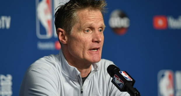 NBA: les Warriors prolongent le contrat de leur entraîneur Steve Kerr