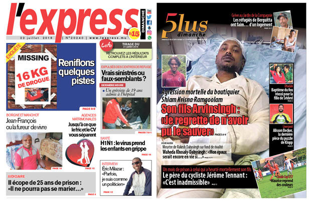 Les grands titres du dimanche 22 juillet
