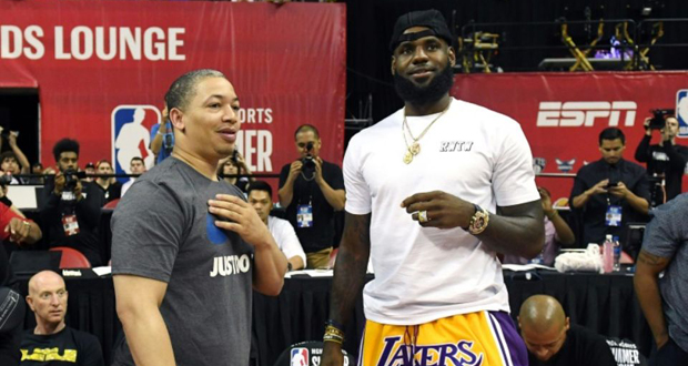 NBA: LeBron James veut ramener les Lakers au sommet