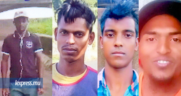 Quatre travailleurs Bangladais portés marquants