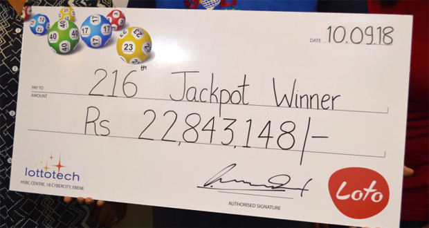 Loto: un père de famille remporte plus de Rs 22 M