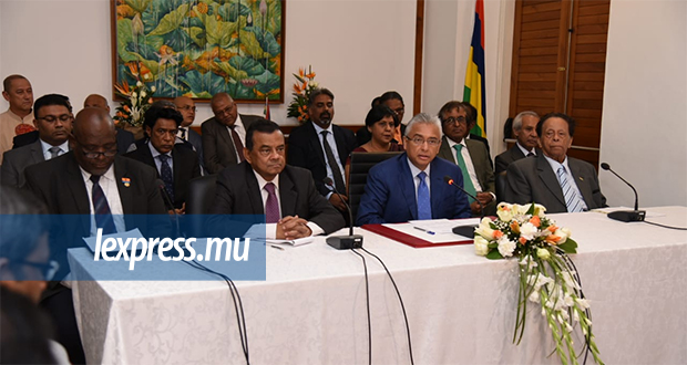 Pravind Jugnauth face à la presse ce mercredi