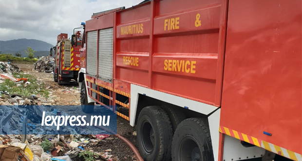 Mare-Chicose: plusieurs tonnes de déchets en proie aux flammes