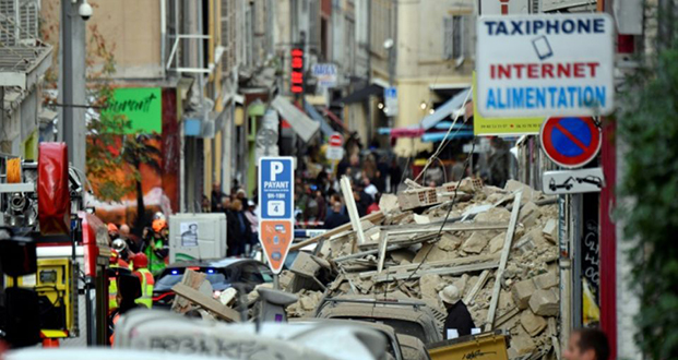En plein cœur de Marseille, deux immeubles s’effondrent brutalement