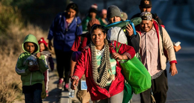 Mexique: une caravane de migrants arrive à la frontière américaine
