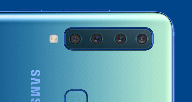 Samsung A9: premier smartphone à quatre appareils photo