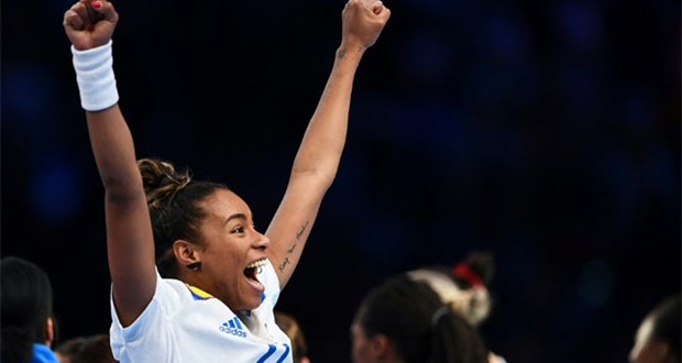 Euro de hand: Estelle Nzé-Minko, comme une rock-star