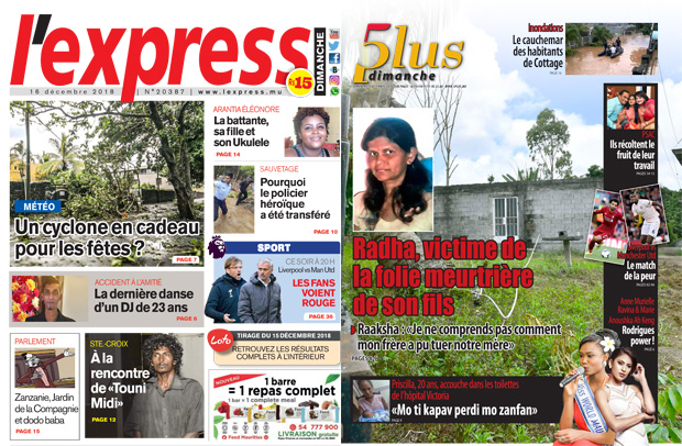 Les grands titres du dimanche 16 décembre