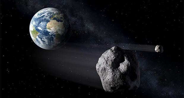 La Terre bombardée par des astéroïdes