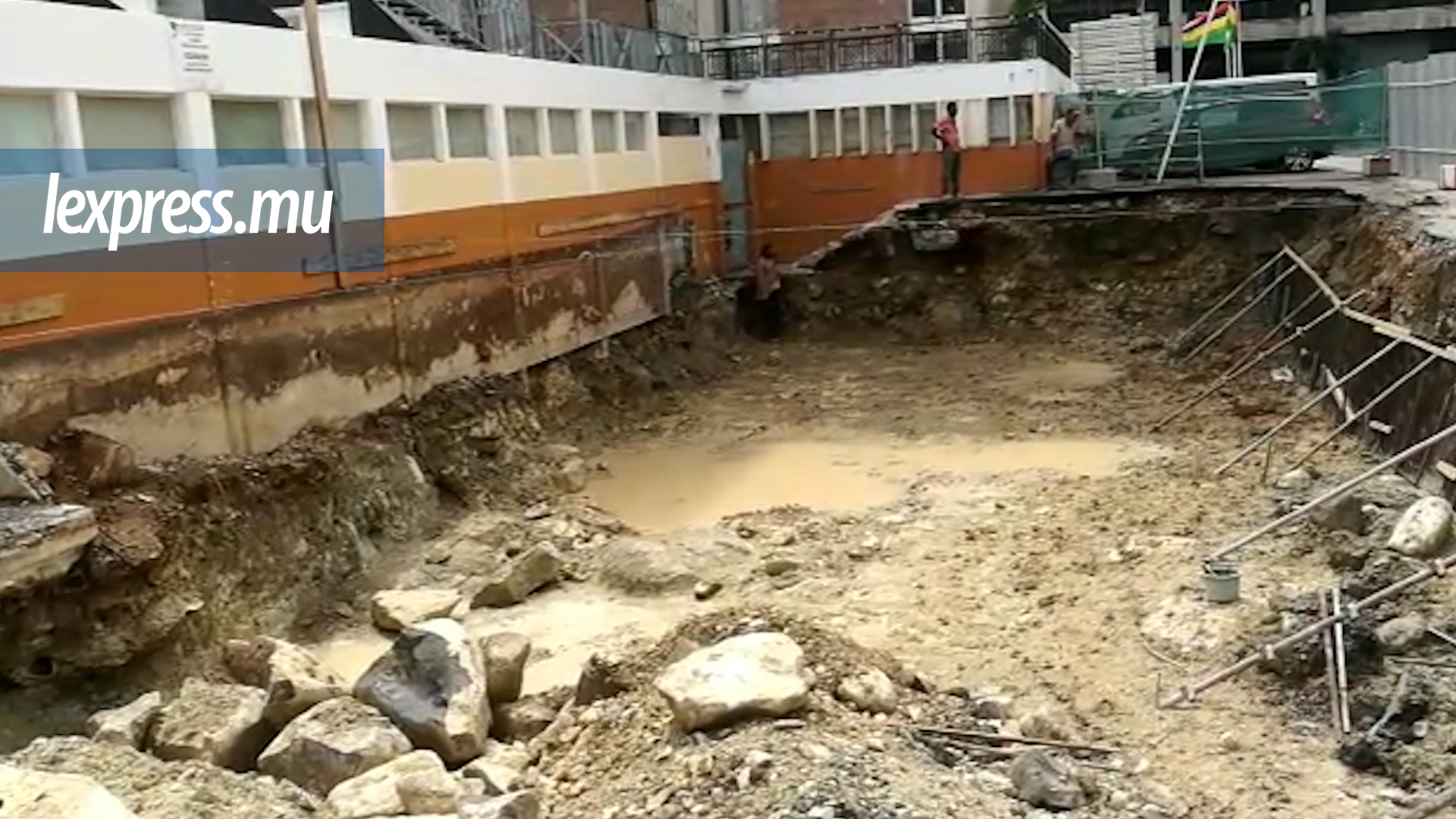 Municipalité de Port-Louis: la pluie retarde les travaux