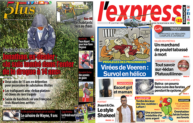 Les grands titres de ce dimanche 7 juillet