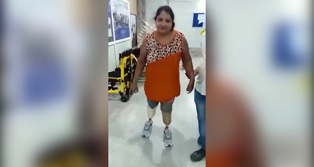 Amputée des deux jambes: Venita peut marcher de nouveau, grâce aux Mauriciens