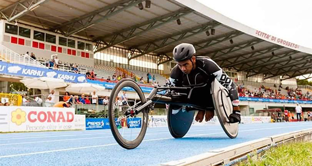 Para-athlétisme : Roberto Michel décroche l’or, l’argent et le bronze