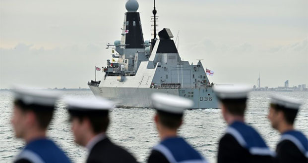 Un nouveau navire de guerre britannique déployé dans le Golfe