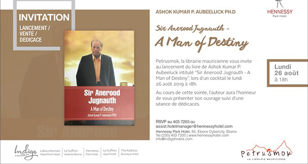 Sir Anerood Jugnauth annule le lancement de sa biographie