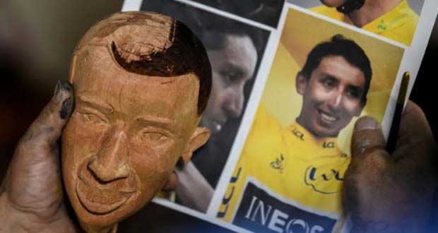 L'«âme» du vainqueur du Tour de France immortalisée dans le bois