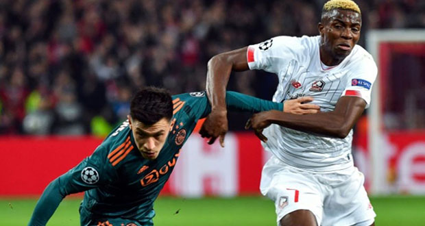 Ligue des champions: Lille impuissant face à l’Ajax