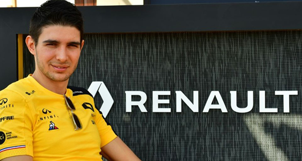 F1: Esteban Ocon, jaune de plaisir, retrouve la piste avec Renault