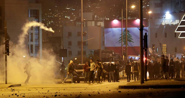 Liban: des dizaines de blessés dans les heurts de samedi soir à Beyrouth