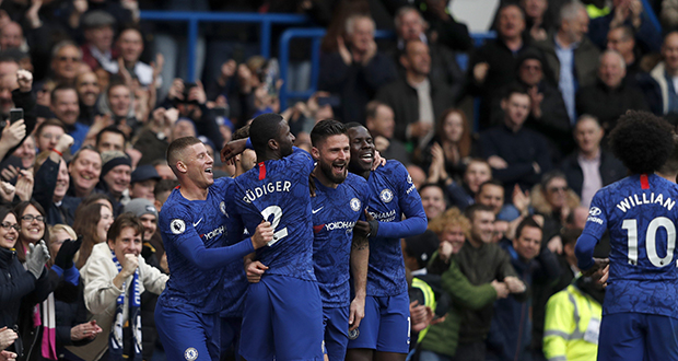 Angleterre: Chelsea consolide sa 4e place en écartant Everton sans ménagement