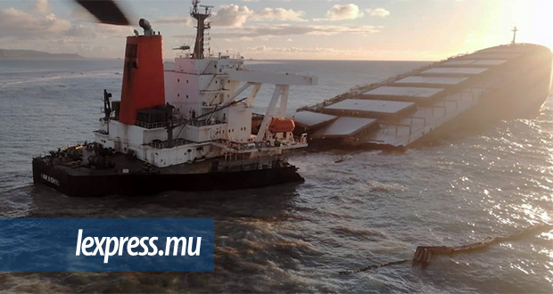 L'épave du MV Wakashio endommagée «à 75%»