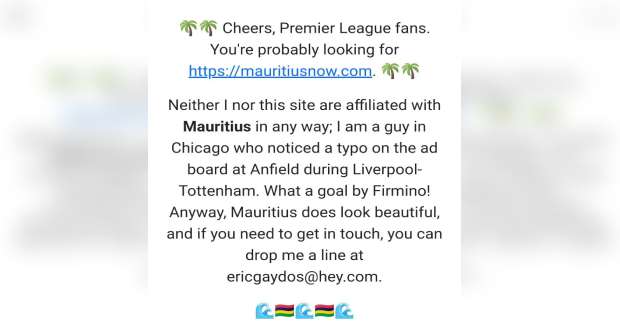 Mauritusnow: un «guy from Chicago» à la rescousse de nos Rs 381 millions