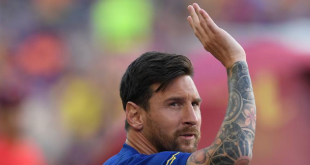 Foot: deux matches de suspension pour Messi après son exclusion en Supercoupe