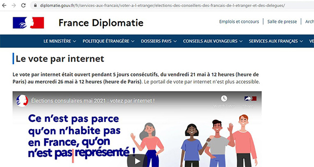 Élections des conseillers des Français de l’étranger: l’importance que la diaspora soit représentée
