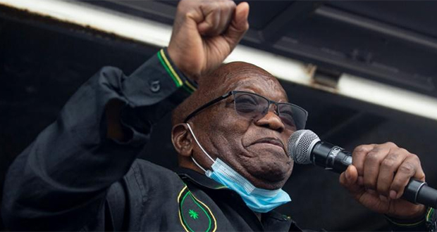 L'ex président sud-africain Jacob Zuma dort en prison
