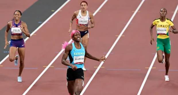 JO-2020 - Athlétisme: Miller-Uibo championne olympique du 400 m, 10e médaille record pour Felix