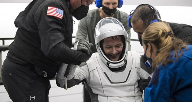 L'astronaute Thomas Pesquet revient sur Terre après six mois en orbite