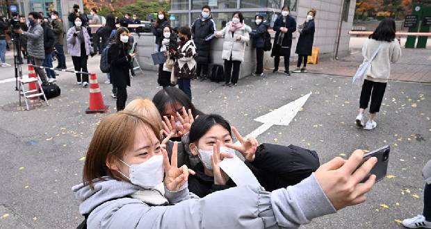 Silence! Examen en cours pour plus d'un demi-million de lycéens en Corée du Sud