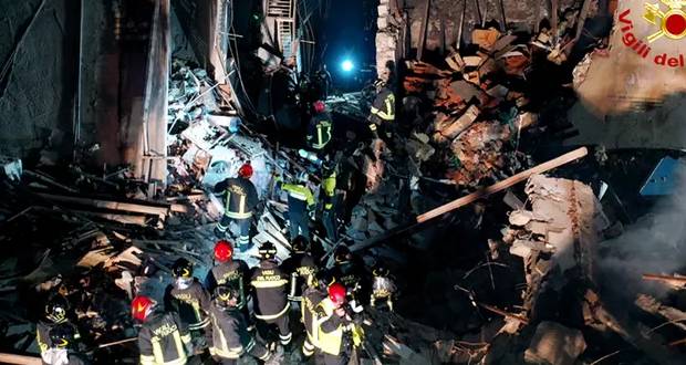 Sicile: trois morts et six disparus après une explosion ayant touché des immeubles