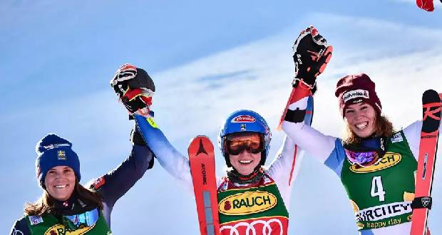 Ski alpin: sept ans après, Hector renoue avec la victoire à Courchevel