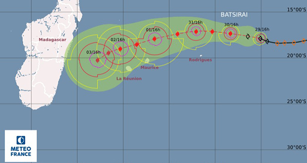Batsirai: avertissement de cyclone de classe 1 à Rodrigues 