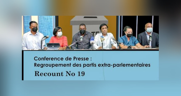 Bulletins du n°19 manquants: «Le commissaire électoral est un suspect», dit le regroupement des partis extra-parlementaires