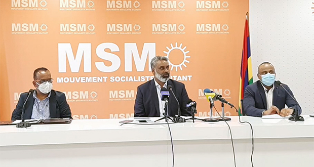 Conférence de presse: le MSM défend les résultats du nouveau décompte
