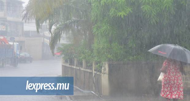 Rodrigues: un avertissement de fortes pluies émis 