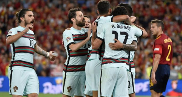 Ligue des nations: le Portugal arrache le nul contre l'Espagne