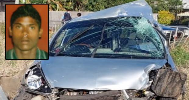 Arvind Bhuruth, 33 ans, tué dans un accident