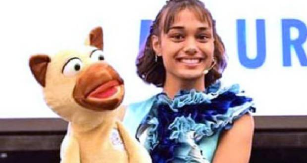 Portrait: Joy, mascotte officielle des 12e  jeux de la CJSOI