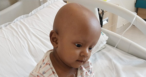 Atteinte d’un sarcome d’Ewing: Bébé Raesha a besoin de nous