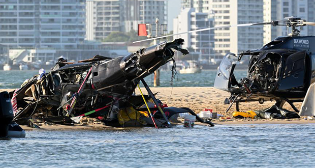 Australie : collision entre deux hélicoptères, quatre morts