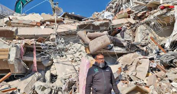 Séisme en Turquie: des Mauriciens dont Shakeel Anarath apportent leur soutien