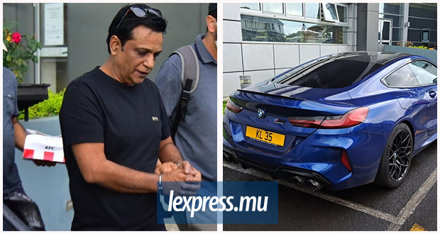 Arrêté hier: Khalil Ramoly a payé six fois Rs 600 000 en liquide pour l’entretien de sa BMW M8